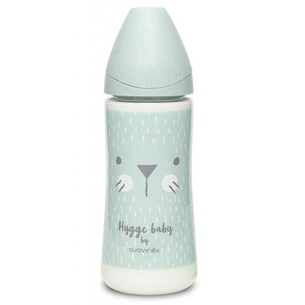 Пляшечка для годування Suavinex Hygge Затишні історії, 360 мл, бірюзова (306695) зображення 1