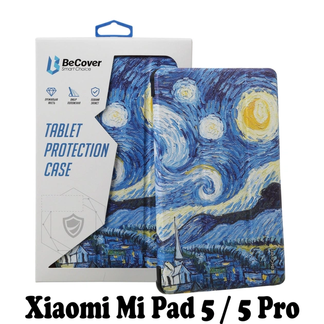 Чохол до планшета BeCover Smart Case Xiaomi Mi Pad 5 / 5 Pro Night (707582) - изображение 1