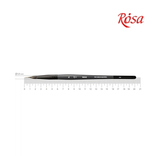 Пензлик для малювання Rosa Мікс білка/соболь круглий, лайнер, WAVE 148, № 4 (4823098516811) зображення 1