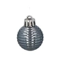 Ялинкова іграшка Chomik пластикові кульки компл. 24 шт, 3см, сіро-сині (5900779877153_1) - preview 3