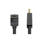 Кабель мультимедійний HDMI M to HDMI M 1.5m V2.0 4K60Hz 90° corner PVC black Vention (AARBG) - зменшене зображення 2
