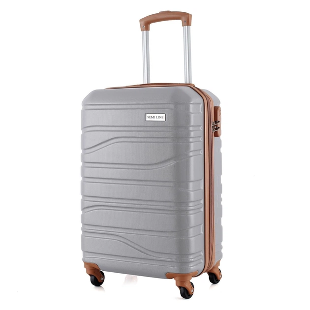 Валіза Semi Line 20" (S) Light Grey (T5715-1) (DAS303584) - зображення 1
