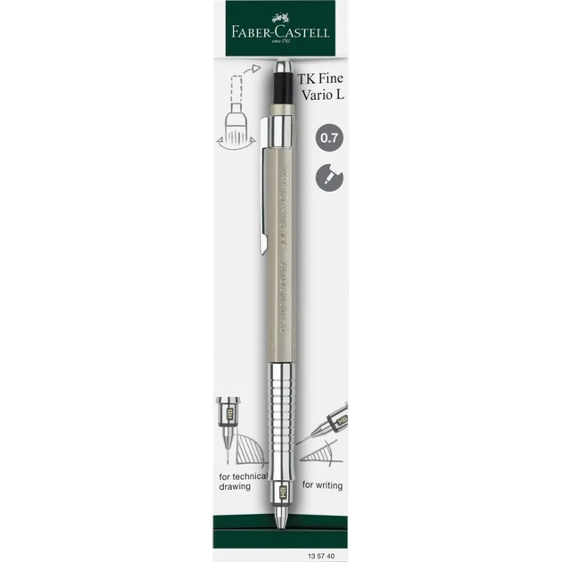 Карандаш механический Faber-Castell TK-Fine VARIO L Champagne Gold, диаметр 0,7 мм (32589) - изображение 1