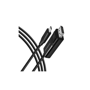 Кабель мультимедійний USB-C to DisplayPort M 1.8m 4K60Hz black AXAGON (RVC-DPC) зображення 1