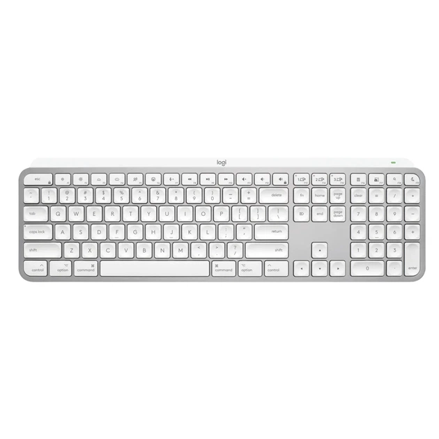 Клавіатура Logitech MX Keys S для MAC Bluetooth/Wireless UA Pale Grey (920-011638) - зображення 1