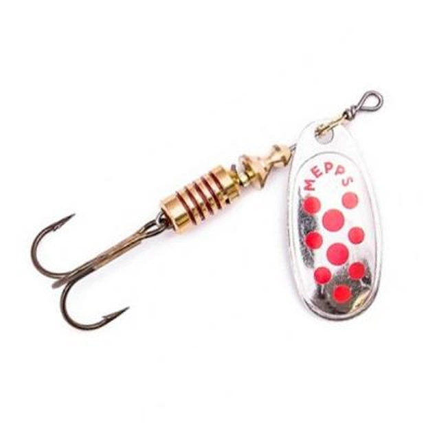 Блешня Mepps Comet Decore silver/red dots 4.5р №2 (30427 002) - зображення 1