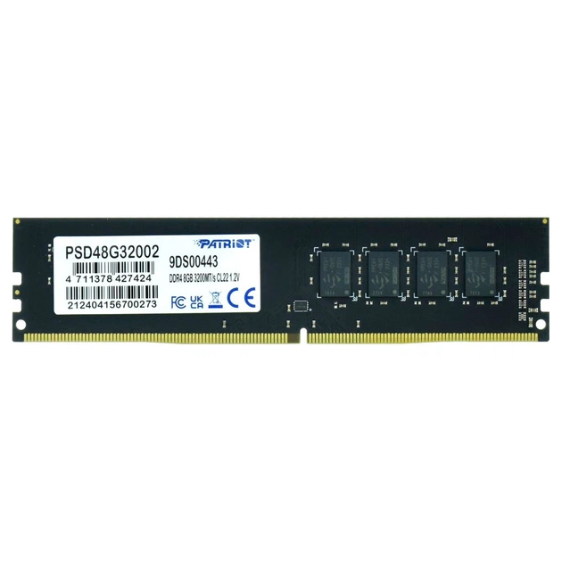 Модуль пам'яті для комп'ютера DDR4 8GB 3200 MHz Patriot (PSD48G32002) - изображение 1