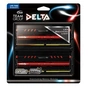 Модуль пам'яті для комп'ютера DDR4 16GB (2x8GB) 2400 MHz Delta Red LED Team (TDTRD416G2400HC15ADC01) - зменшене зображення 3