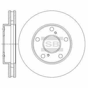 Гальмівний диск HI-Q SD4032 зображення 1