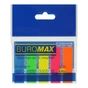 Стікер-закладка Buromax Plastic bookmarks 45x12mm, 5*25шт, neon (BM.2302-98) - зменшене зображення 1