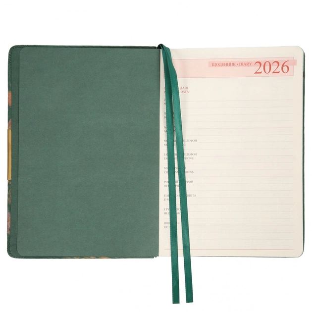 Тижневик Leo planner А5 датований 2026 "Bloom", твердий, 368 сторінок (252683) - picture 5