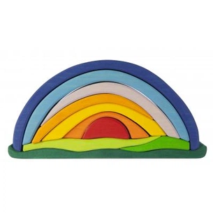 Конструктор Nic дерев'яний Схід Синій (NIC523324) зображення 1