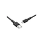 Дата кабель USB 2.0 AM to USB-C 1.0m 3A silicone BX31 black BOROFONE (6931474710390) - зменшене зображення 2