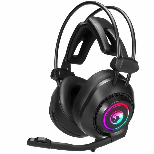 Наушники Marvo HG9056 7 colors-LED 7.1 Black (HG9056) - изображение 1