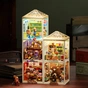 Конструктор JAKI Mini Super Town Продуктова крамничка капібар 294 елементи (FK015) - зменшене зображення 4