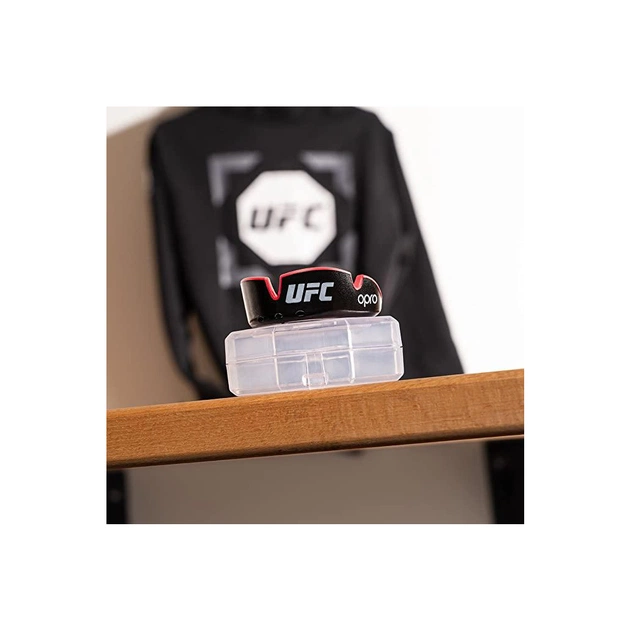 Капа Opro Silver UFC доросла (вік 11+) Black/Red (ufc.102514001) (UFC_Silver_Bl/R) - picture 5