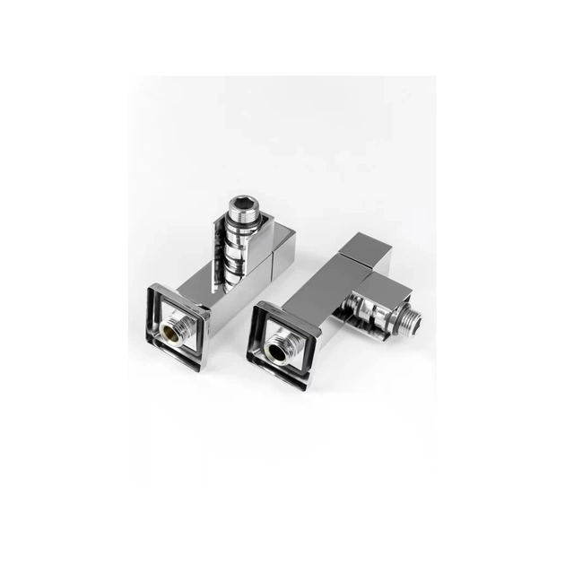 Сушарка для рушників MARIO Кран кутовий квадратний, хром (4.0.0201.56.P) - зображення 3