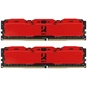 Модуль пам'яті для комп'ютера DDR4 16GB (2x8GB) 3000 MHz IRDM Red Goodram (IR-XR3000D464L16S/16GDC) - зменшене зображення 1