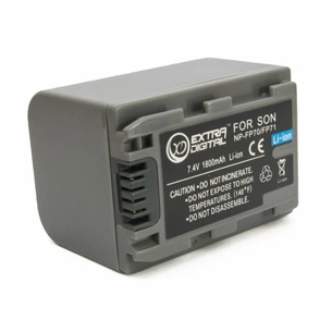 Акумулятор до фото/відео Extradigital Sony NP-FP70 (BDS2668) зображення 1