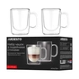 Набір чашок Ardesto BH 270 мл 2 шт прозорий (AR2627BH) - зменшене зображення 5