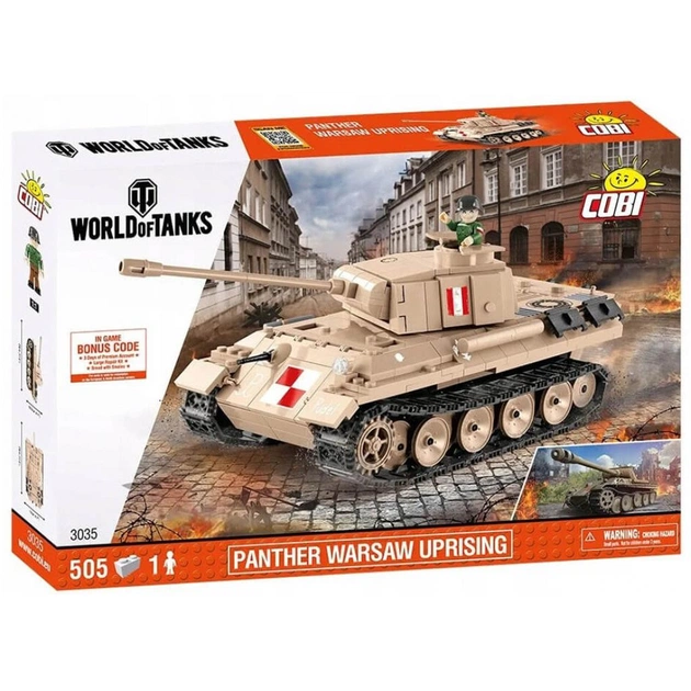 Конструктор Cobi World Of Tanks Пантера 510 деталей (COBI-3035) - изображение 1