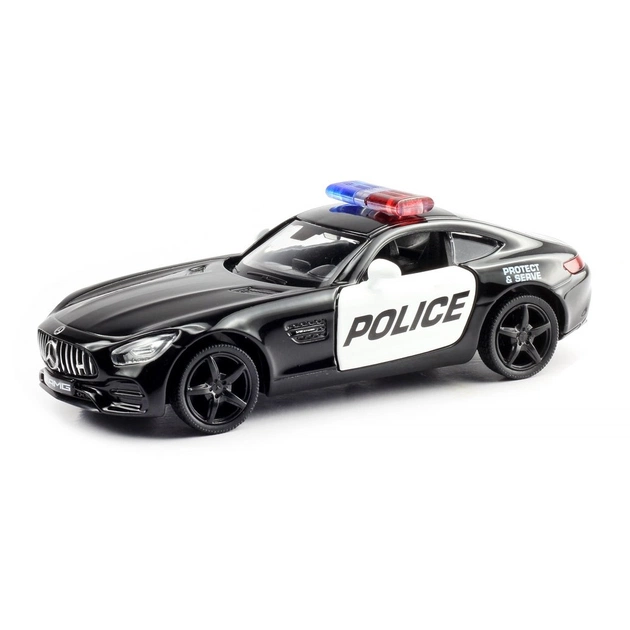 Машина Uni-Fortune Mersedes Benz AMG GT S 2018 POLICE CAR (554988P) - изображение 1