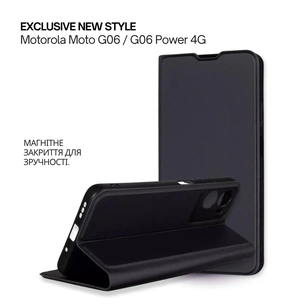 Чохол до мобільного телефона BeCover Exclusive New Style Motorola Moto G06 / G06 Power 4G Black (715751) зображення 1