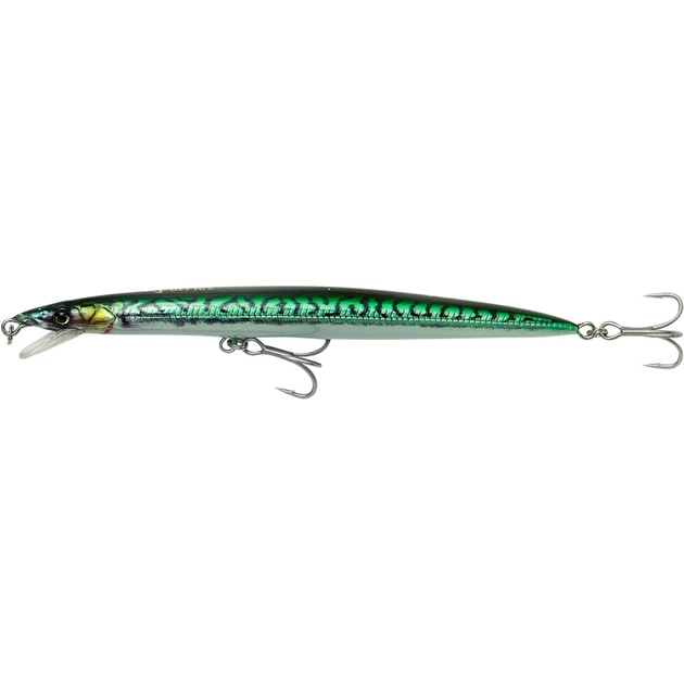 Воблер Savage Gear Sandeel Jerk Minnow S 110mm 7.0g Green mackerel PHP (1854.10.31) - изображение 1