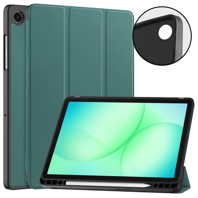 Чехол для планшета BeCover Flexible TPU Mate Samsung Galaxy Tab A11 SM-X133/X135 8.7" Dark Green (715586) - изображение 1