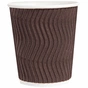 Стакани одноразові PRO service паперові Riple Коричневі 175 мл 20 шт. (4823071634990) - зменшене зображення 1