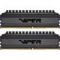 Модуль пам'яті для комп'ютера DDR4 32GB (2x16GB) 3200 MHz Viper 4 Blackout Patriot (PVB432G320C6K) - уменьшенное изображение 1