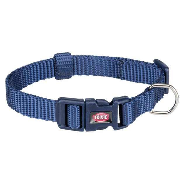 Ошейник для животных Trixie Premium нейлон M-L 35-55см/20мм индиго (4053032020429) - изображение 1