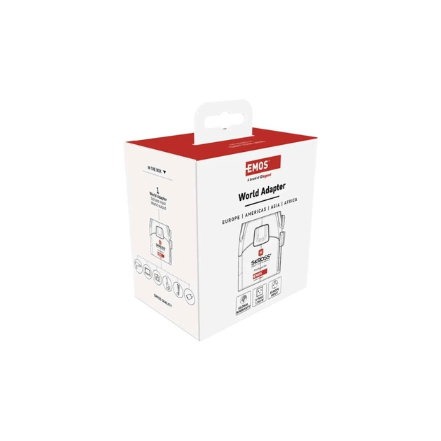 Перехідник Travel Adapter EU to US,AS,AUS,NZ,CN,AF,ME,GB,CH,IT,HK,INr EMOS (P0056N) - picture 9