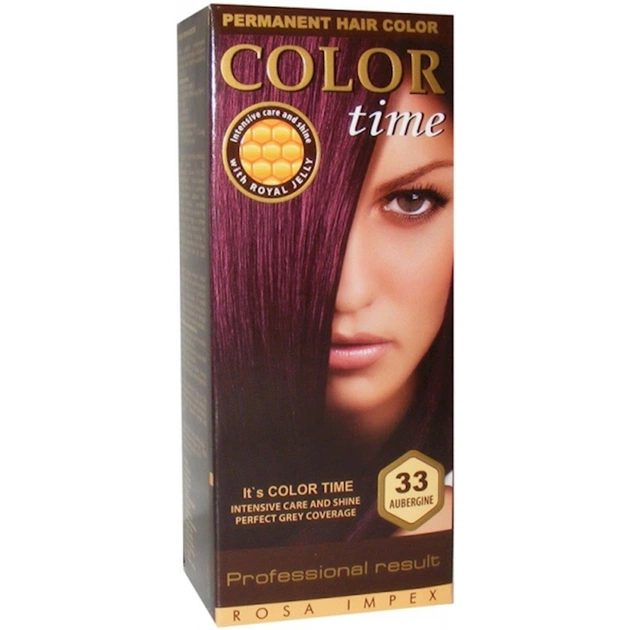 Фарба для волосся Color Time 33 - Баклажан (3800010502535) - изображение 1