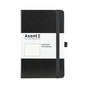 Книга записна Axent Partner 125х195 мм без лініюванням 96 аркушів Чорна (8307-01-A) - зменшене зображення 1