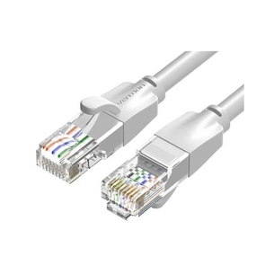 Патч-корд 0.5м, UTP cat 6 RJ-45 gray Vention (IBEHD) зображення 1