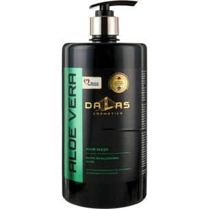 Маска для волосся Dalas Cosmetics Aloe Vera З гіалуроновою кислотою та соком алое 900 мл (4823128000105) зображення 1