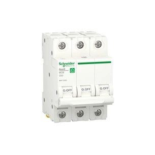 Автоматичний вимикач Schneider Electric RESI9 6kA 3P 63A C (R9F12363) зображення 1