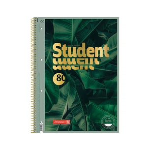 Книга записна Brunnen Коледж-блок А4 Premium Jungle, клітинка 80 аркушів (10-679 28 23) зображення 1