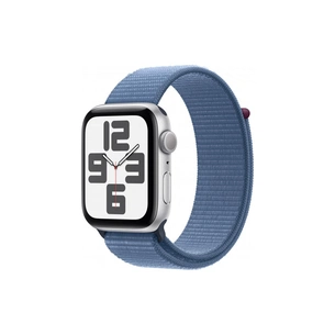 Смарт-годинник Apple Watch SE 2023 GPS 44mm Silver Aluminium Case with Winter Blue Sport Loop (MREF3QP/A) зображення 1