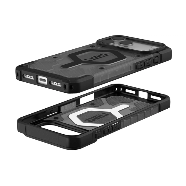 Чохол до мобільного телефона UAG iPhone 17 Pro Max Pathfinder Clear MagSafe Ash/Black (114552113140) - зображення 7