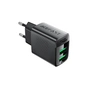 Зарядний пристрій Acefast 2xUSB 12W A86 black (6974316283270) - зменшене зображення 2