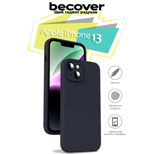 Чохол до мобільного телефона BeCover Apple iPhone 13 Black (707147) зображення 1