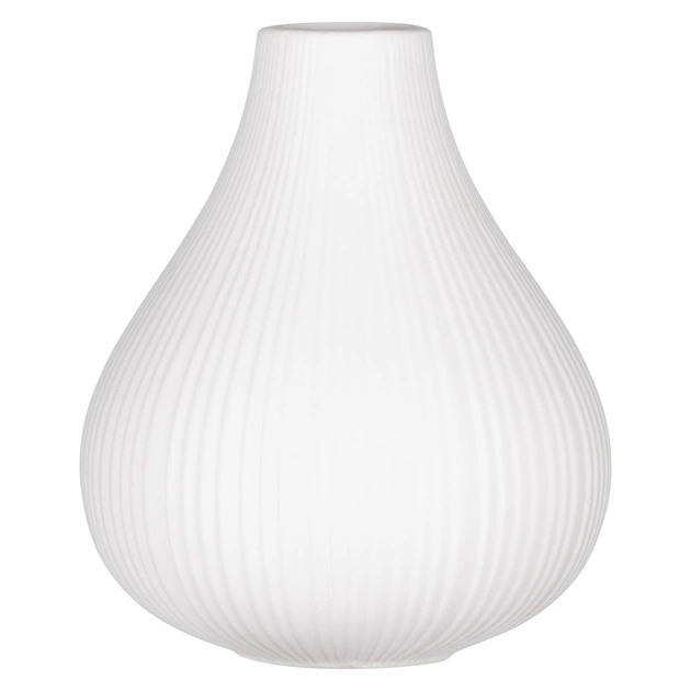 Ваза Ardesto Lucca, 13х15.5см, порцеляна, білий (AR3802W) - picture 1