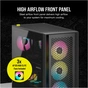 Корпус Corsair iCUE 4000D RGB Airflow Black (CC-9011240-WW) - зменшене зображення 3