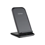 Зарядний пристрій Choetech 15W Fast Wireless Charging Stand 2coils black (T555-F-BK) - зменшене зображення 2