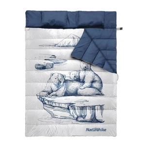 Спальный мешок Naturehike двомісний NH21MSD06 темно-синій (6927595795323) изображение 1