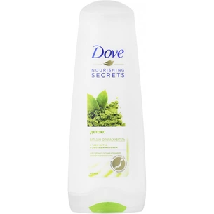 Кондиціонер для волосся Dove Nourishing Secrets з матчу та рисовим молоком 350 мл (8717163671108) зображення 1