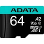 Карта пам'яті ADATA 64GB microSD class 10 UHS-I U3 V30 A2 Premier Pro SD 6.0 (AUSDX64GUI3V30SA2-RA1) - зменшене зображення 2