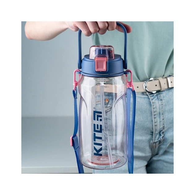 Поїльник-непроливайка Kite 1500 мл, рожева (K24-1202-2) - picture 9